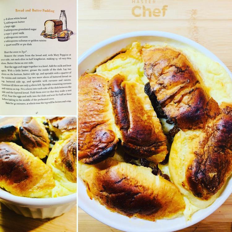 Mary Poppins Bread and Butter Pudding