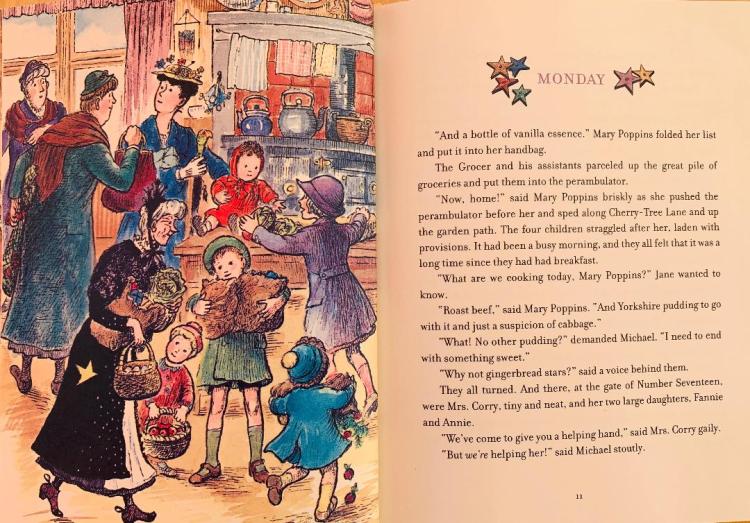 Mary Poppins Monday colour story